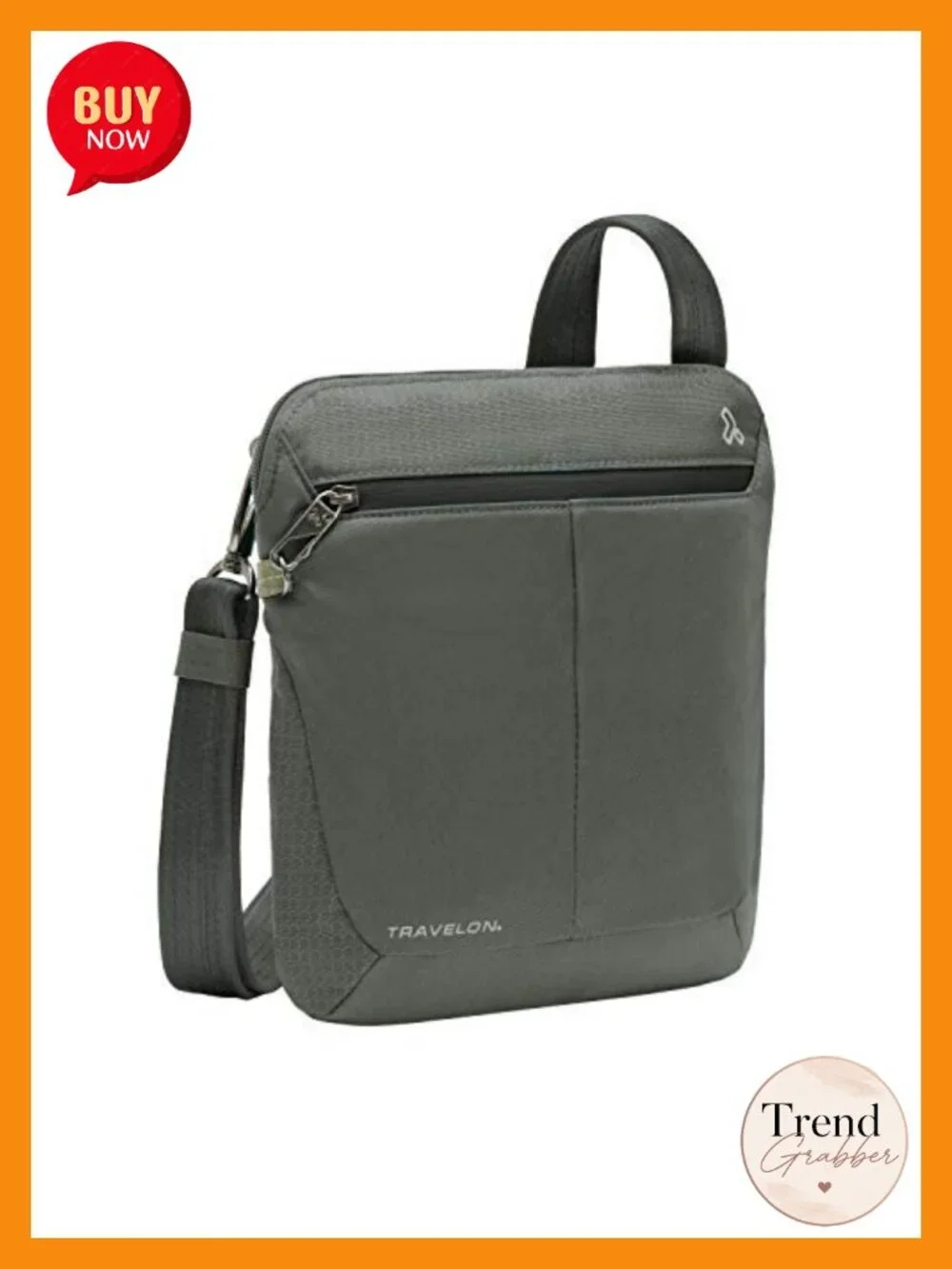 5-Point Anti-Theft Small Crossbody Bag with RFID Blocking